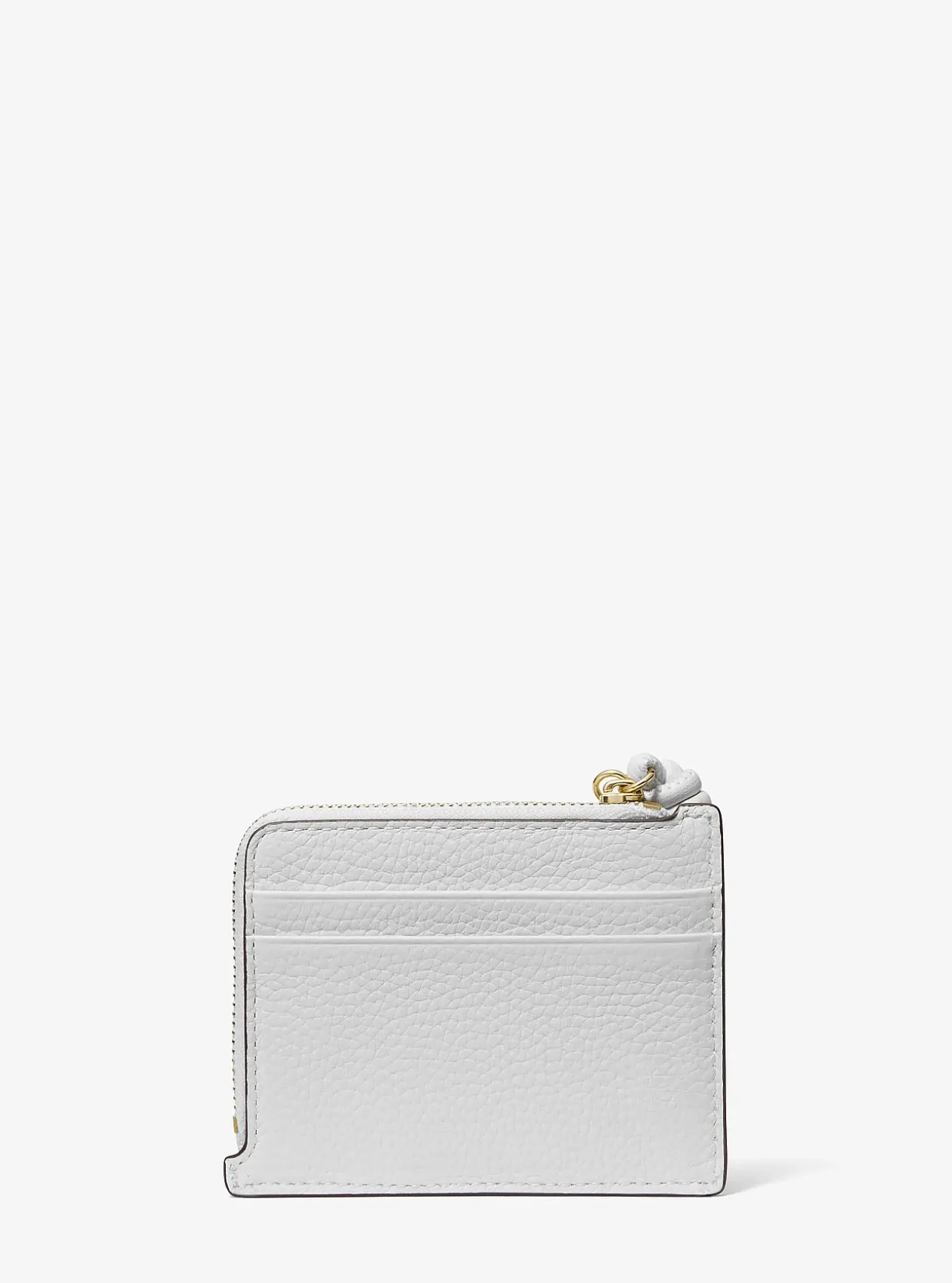 Petit porte-cartes Jet Set en cuir grainé à dragonne