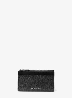 Petit porte-cartes Jet Set à logo Signature