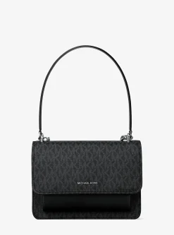 Petit sac à bandoulière Claire à logo Signature