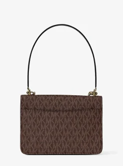 Petit sac à bandoulière Claire à logo Signature
