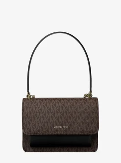 Petit sac à bandoulière Claire à logo Signature