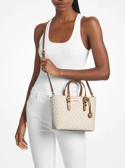Petit sac à bandoulière convertible Quinn à logo Signature