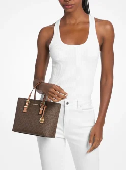 Petit sac à bandoulière convertible Quinn à logo Signature