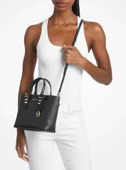 Petit sac à bandoulière convertible Quinn en cuir grainé
