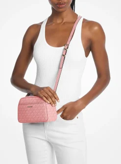 Petit sac à bandoulière pour appareil photo Jet Set à logo Signature