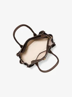 Petit sac Hamilton Moderne en daim à franges