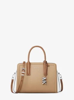 Petit sac Laila en cuir à couleurs contrastées