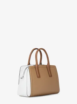 Petit sac Laila en cuir à couleurs contrastées