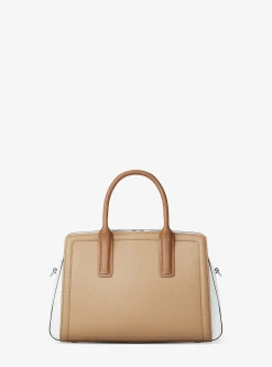 Petit sac Laila en cuir à couleurs contrastées