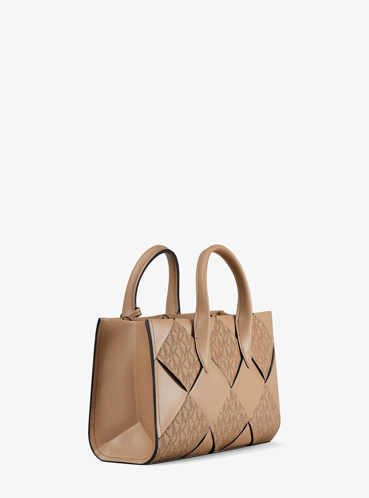 Petit sac Mirella tissé à logo Signature