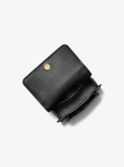 Petit sac porté épaule Claire convertible en cuir grainé