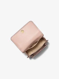 Petit sac porté épaule Claire convertible en cuir grainé