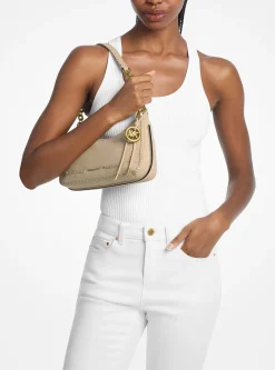 Pochette Nolita de taille moyenne en cuir grainé à chaîne