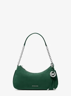 Pochette Nolita de taille moyenne en nubuck à chaîne