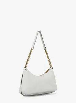 Pochette Nolita de taille moyenne en cuir grainé à chaîne