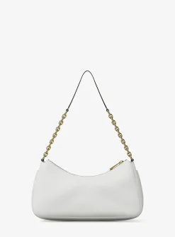 Pochette Nolita de taille moyenne en cuir grainé à chaîne