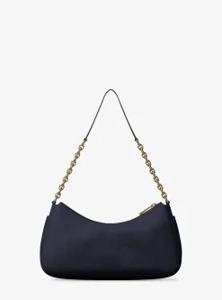 Pochette Nolita de taille moyenne en nubuck à chaîne