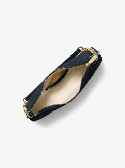 Pochette Nolita de taille moyenne en nubuck à chaîne