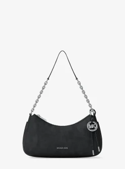 Pochette Nolita de taille moyenne en nubuck à chaîne