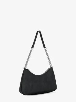 Pochette Nolita de taille moyenne en nubuck à chaîne