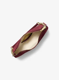 Pochette Nolita de taille moyenne en nubuck à chaîne