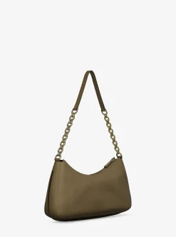 Pochette Nolita de taille moyenne en nubuck à chaîne
