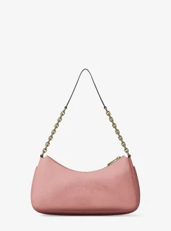 Pochette Nolita de taille moyenne en nubuck à chaîne