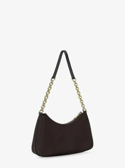 Pochette Nolita de taille moyenne en nubuck à chaîne