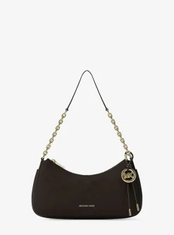 Pochette Nolita de taille moyenne en nubuck à chaîne