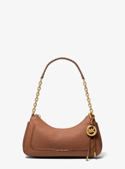Pochette Nolita de taille moyenne en cuir grainé à chaîne