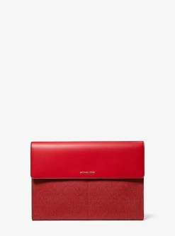 Pochette pour ordinateur portable Jet Set à logo Signature