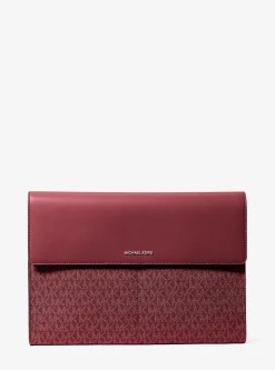 Pochette pour ordinateur portable Jet Set à logo Signature