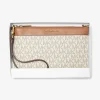 Pochette à sangle Jet Set de taille moyenne à logo Signature