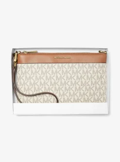 Pochette à sangle Jet Set de taille moyenne à logo Signature