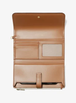 Pochette à sangle Jet Set pour smartphone de taille moyenne à logo Signature