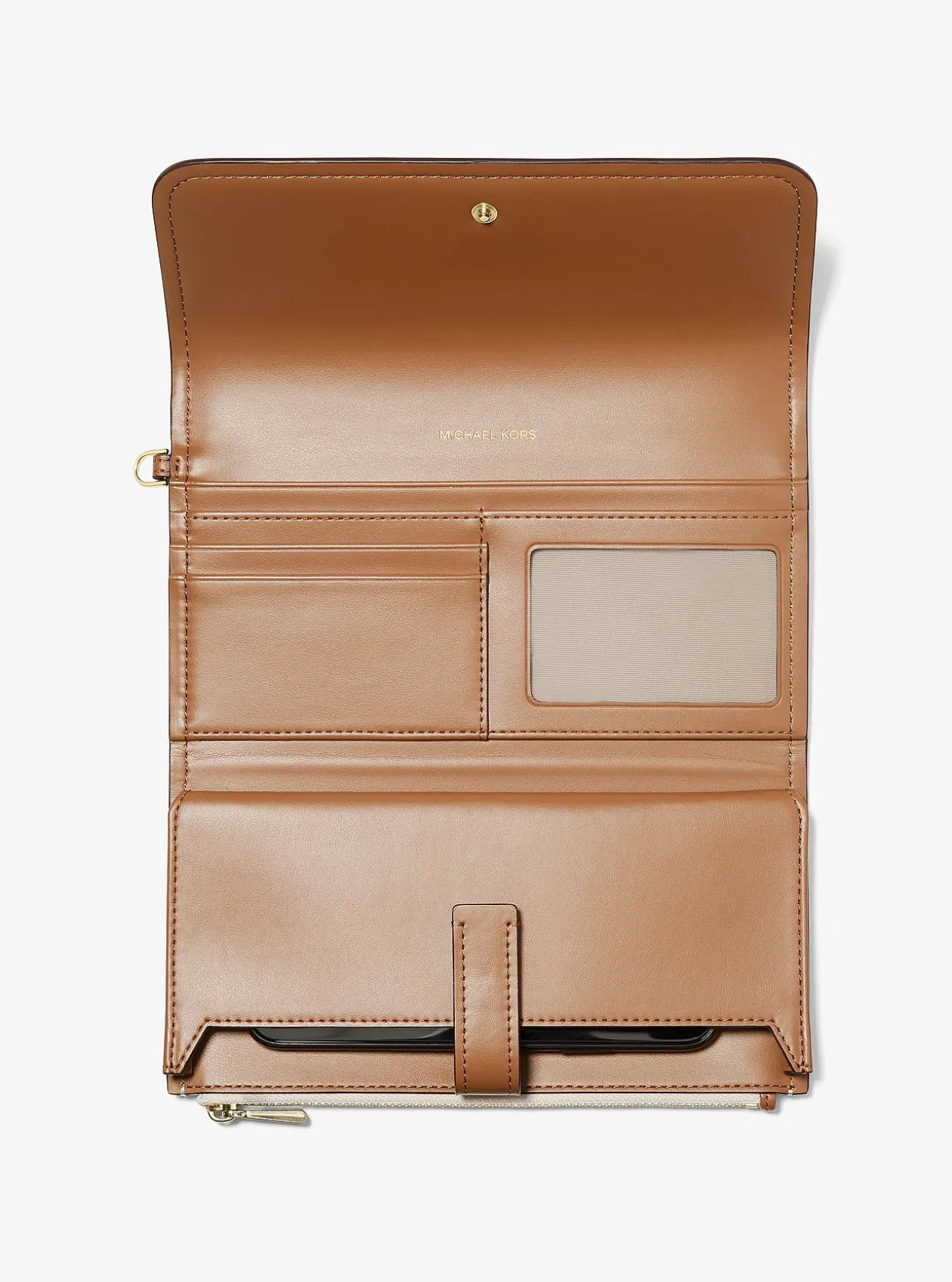 Pochette à sangle Jet Set pour smartphone de taille moyenne à logo Signature