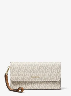 Pochette à sangle Jet Set pour smartphone de taille moyenne à logo Signature