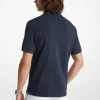 Polo en coton à demi-zip