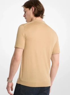 Polo en laine mérinos