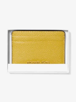 Porte-cartes en cuir grainé