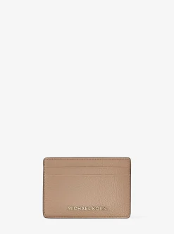 Porte-cartes en cuir grainé