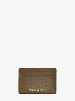Porte-cartes en cuir grainé
