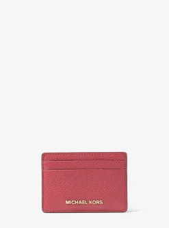 Porte-cartes en cuir grainé