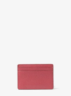 Porte-cartes en cuir grainé