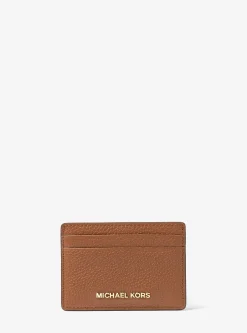 Porte-cartes en cuir grainé
