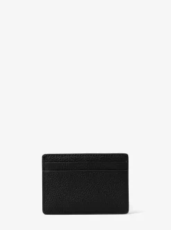 Porte-cartes en cuir grainé