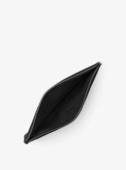 Porte-cartes en cuir grainé