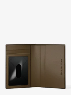 Porte-cartes Folio Hudson en cuir grainé