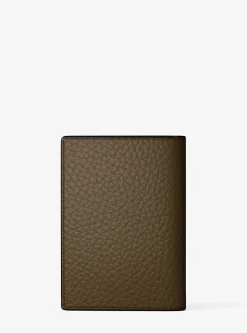 Porte-cartes Folio Hudson en cuir grainé