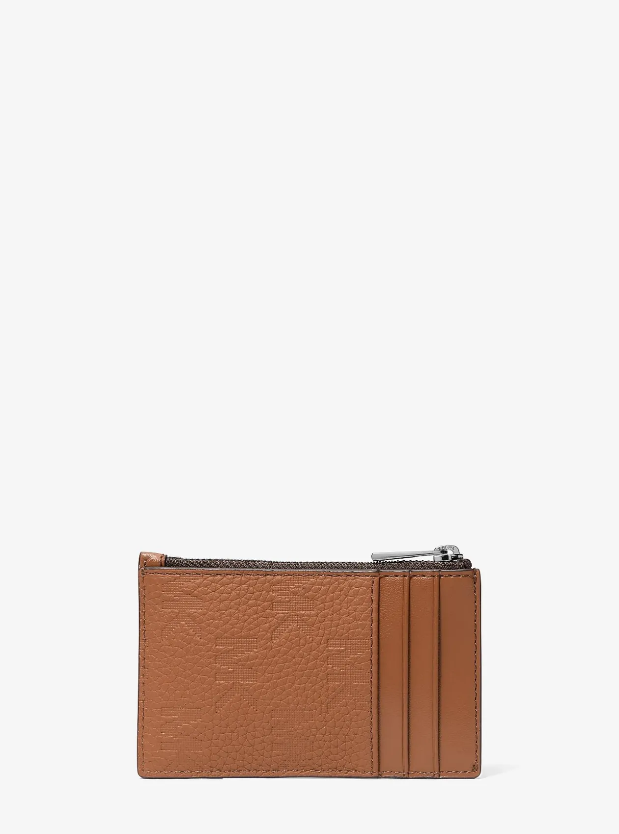 Porte-cartes Hudson en cuir à logo en relief